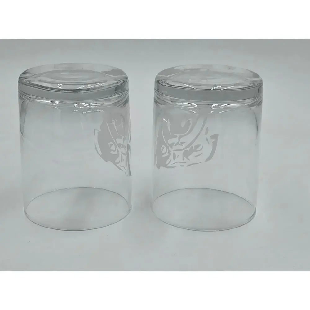 Williams Sonoma English Bulldog Rocks Glasses Set Of 2